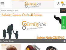 Tablet Screenshot of gumusbox.com